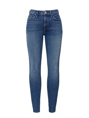 Classic High-Rise Skinny Jeans in Medium Blue